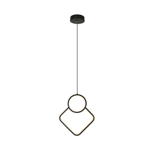 Minimal Metal LED Pendant Light 12W – Modern Design