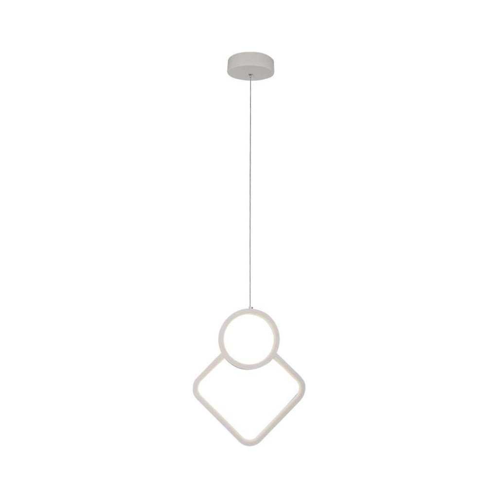 Minimal Metal LED Pendant Light 12W – Modern Design