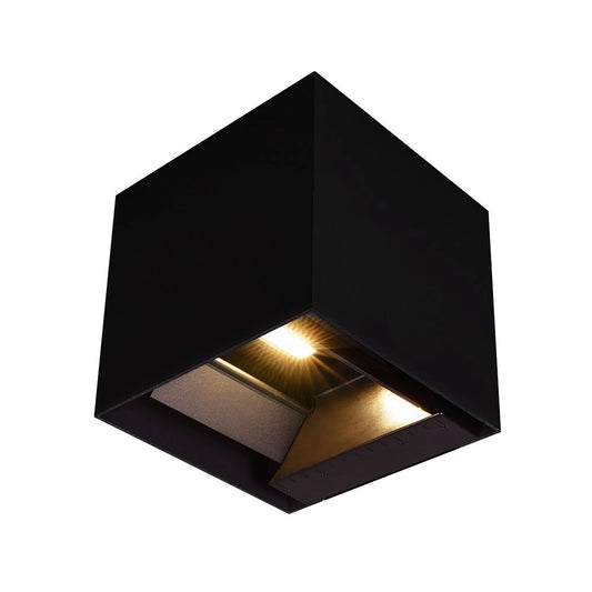 Modern Solar Wall Light 9W 3-in-1 IP65 – Black Outdoor
